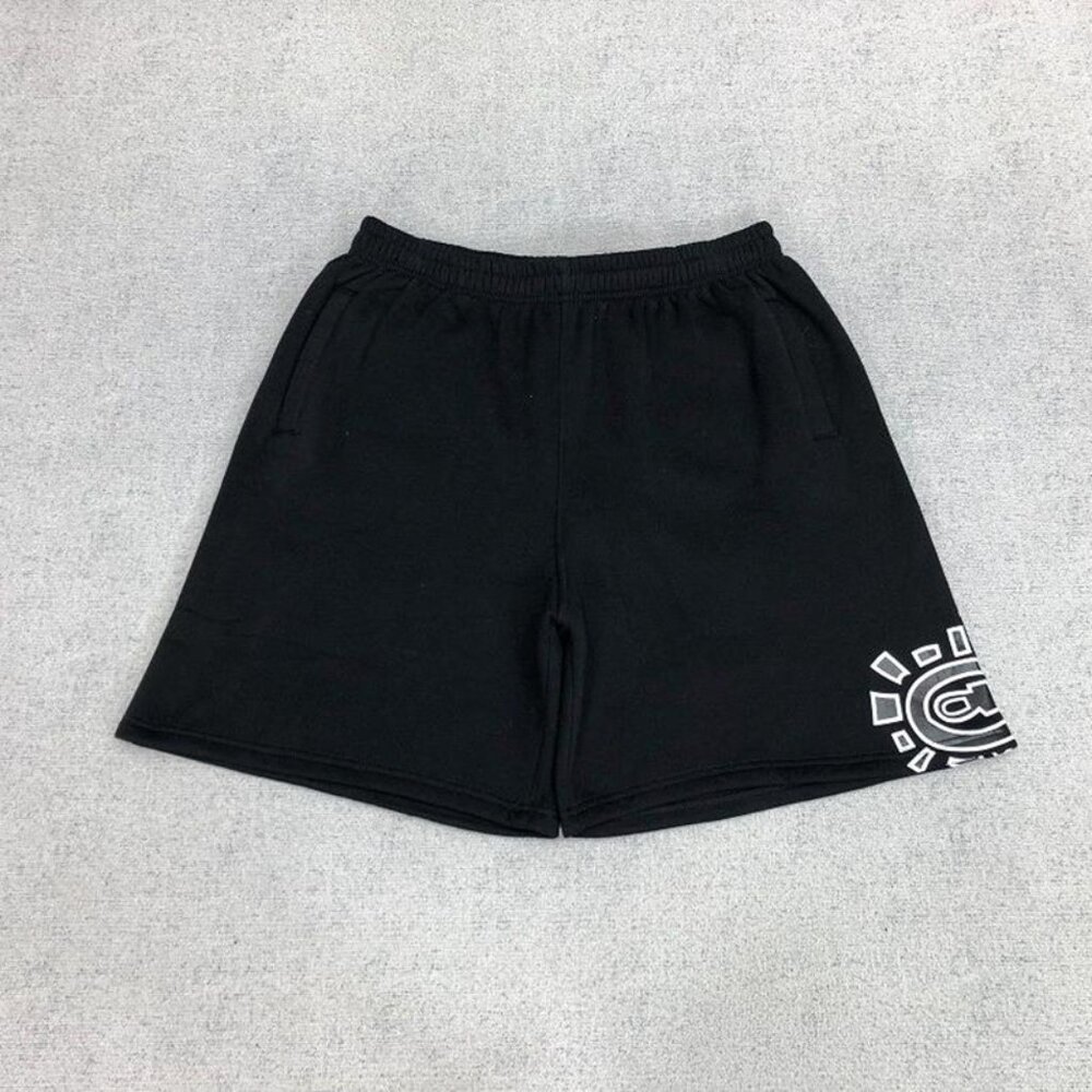 Always Black Simple Sports Shorts